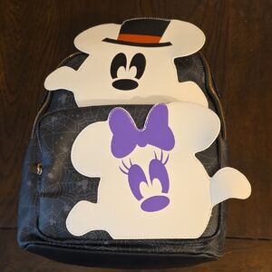 NWT TikTok Viral Disney Halloween Bioworld Mickey Mouse And Minnie Mouse Ghost